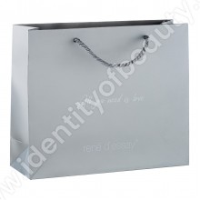 Taška strieborná 30 x 25 x 10 cm