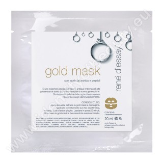 Zlatá celotvárová maska s peptidmi a anti-age efektom / GOLD PATCH MASK  con Peptidi